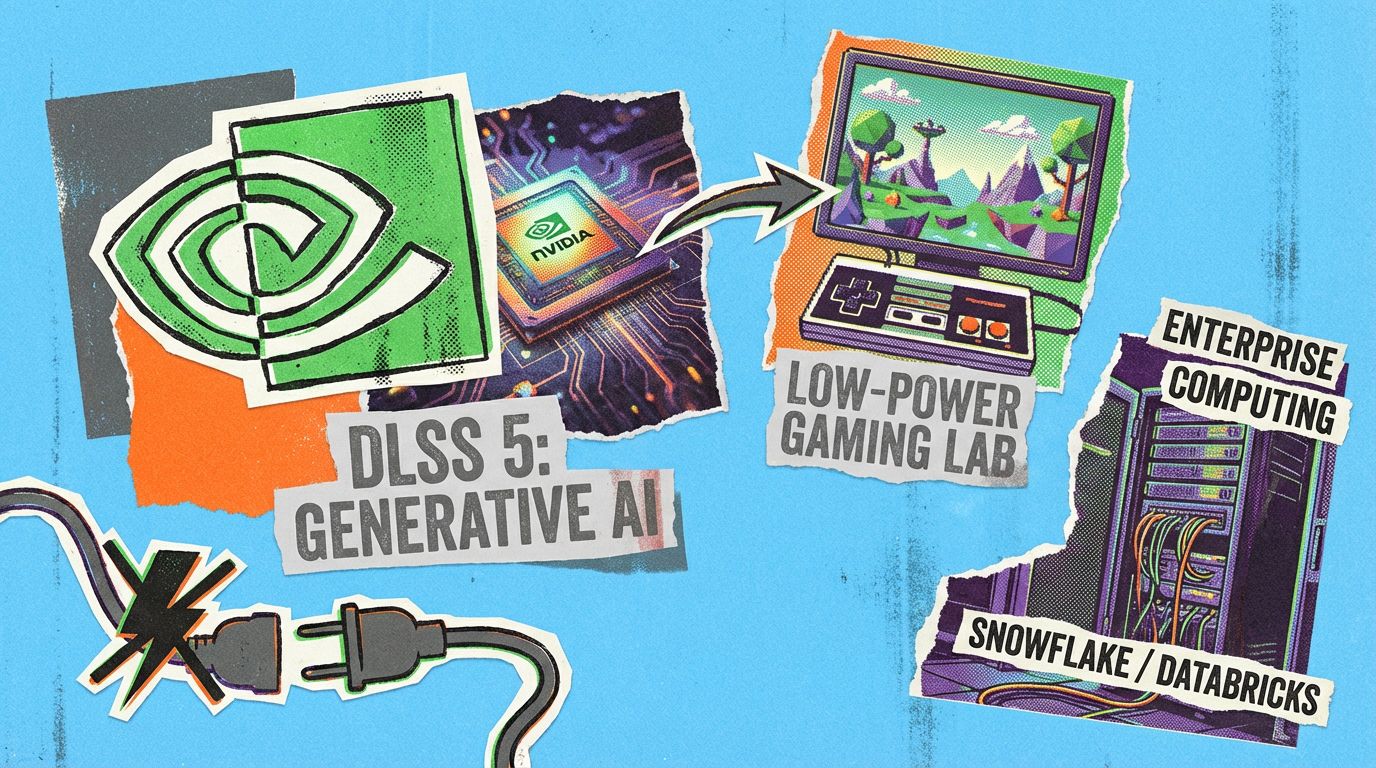 Nvidia משיקה את DLSS 5: טכנולוגיית AI גנרטיבי שמכוונת מעבר ליצירת משחקים